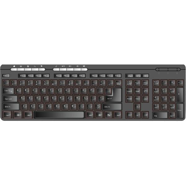 KB-216M USB Multimedia KB